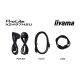43. iiyama ProLite X2497HSU-B1 monitor komputerowy 60,5 cm (23.8") 1920 x 1080 px Full HD LED Czarny