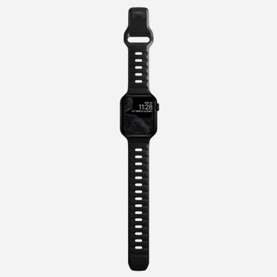 7. Nomad Sport Strap Band Czarny Aluminium, Guma
