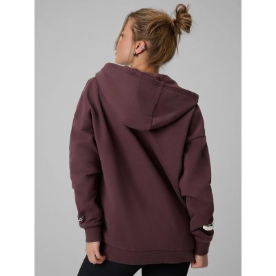 2. Bluza dresowa rozpinana z kapturem damska 4F 4FRAW25TSWSF2778-82S