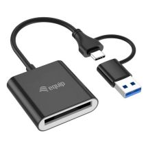 Equip 245461 czytnik kart USB 3.2 Gen 2 (3.1 Gen 2) Type-C Czarny