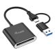 Equip 245461 czytnik kart USB 3.2 Gen 2 (3.1 Gen 2) Type-C Czarny