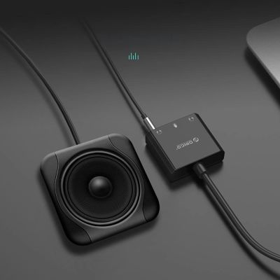 8. Zewnętrzna karta dźwiękowa Orico SKT3 USB-A - czarna
