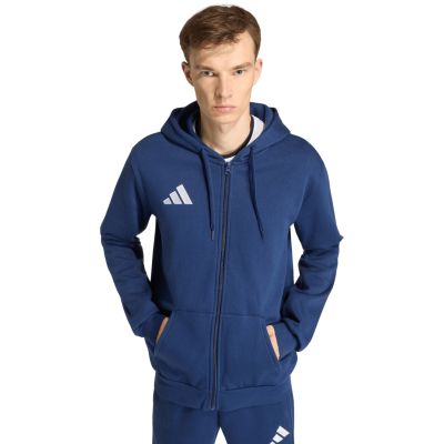 4. Bluza męska adidas Entrada 26 FZ Hoody granatowa KF5946
