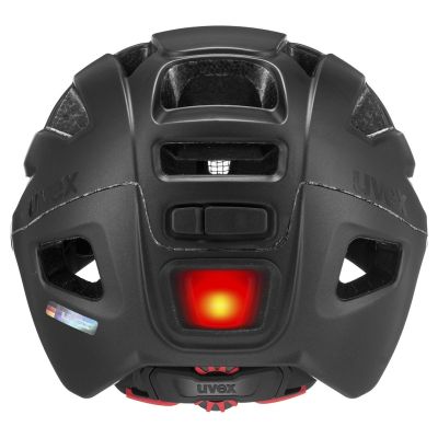 9. Kask rowerowy UVEX Finale visor 56-61cm, black matt