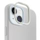 3. Etui UNIQ Lino Hue Magclick Charging do iPhone 15 - jasnoszare
