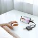 5. Ugreen rozdzielacz HUB 4x USB 3.2 Gen 1 (kabel 0,5 m) czarny (20290)