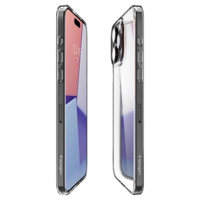 7. Etui Spigen Airskin Hybrid na iPhone 15 Pro - przezroczyste