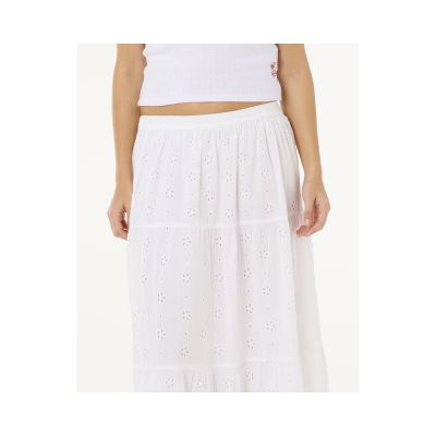 Spódnica damska RIP CURL Oasis Broderie Maxi Skirt biała