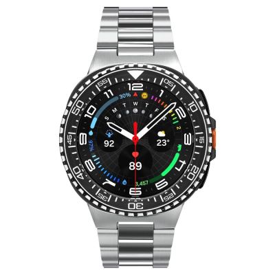 4. Nakładka Spigen Bezel Tune Pro Diverna Samsung Galaxy Watch 8 Classic 46 mm - czarna