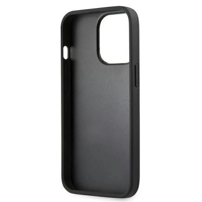 7. Etui Guess Saffiano Strap na iPhone 13 Pro / iPhone 13 - szare