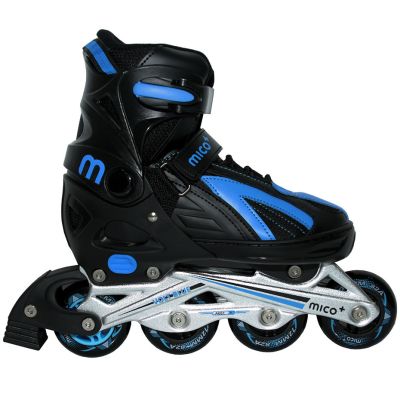 8. Łyżworolki Mico Volt Blue czarno-niebieskie PW-126B-9