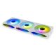 3. Wentylator Lian Li UNI FAN SL-INF 120 ARGB z odwróconymi łopatkami, 3-pak z kontrolerem - 120mm, biały