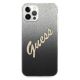 3. Etui Guess Glitter Gradient Script na iPhone 12 Pro Max - czarne