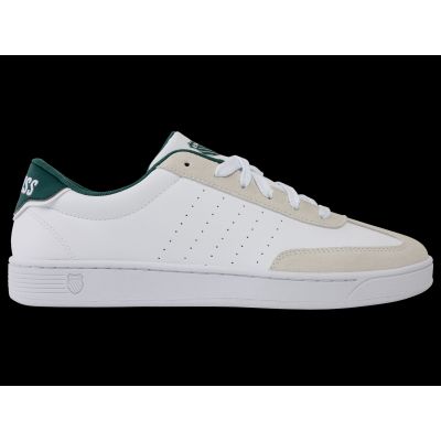Sneakersy K-swiss COURT BALBOA WHITE/CLOUD DANCER/POSY GREEN-M (04735-168-M)