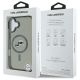 8. Etui Karl Lagerfeld IML Metal Karl&Choupette Head MagSafe na iPhone 16 Plus - czarne
