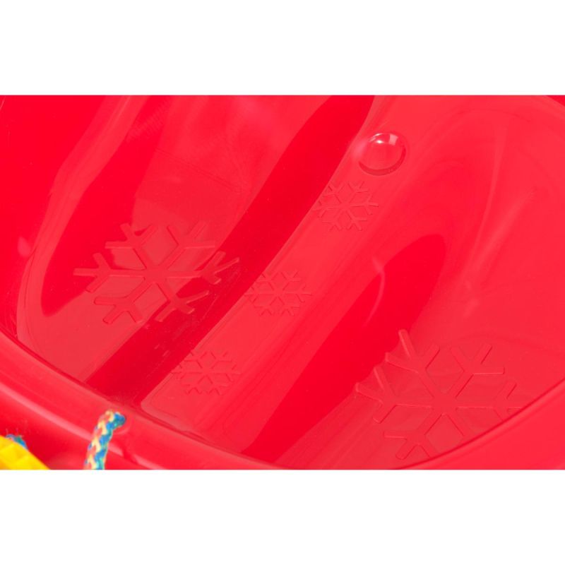 10. SANKI PLASTIKOWE MINI BOBEK CZERWONE