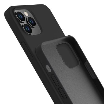 10. Etui 3mk Silicone Case na iPhone 12 Pro Max - czarne