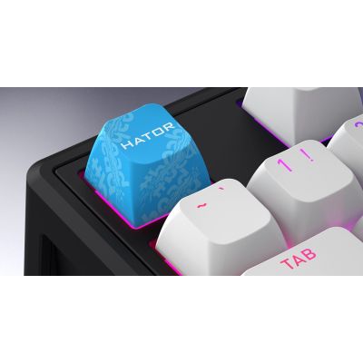 19. HATOR Skyfall 80 MAG ULTRA 8K klawiatura Gaming USB QWERTY US English Czarny, Biały
