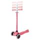 4. Hulajnoga PRIMO PLUS GLOW LIGHTS - Coral Pink (443-110)