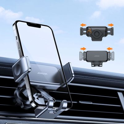 2. Joyroom mechaniczny uchwyt samochodowy na kratkę nawiewu czarny (JR-ZS283)