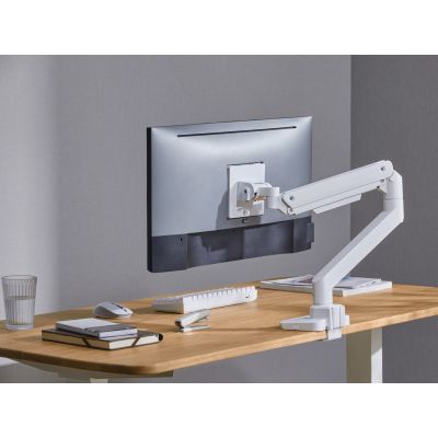 10. Wspornik biurka Equip 17"-49"/1TFT 180° Sprężyna gazowa 20Kg biały detaliczny