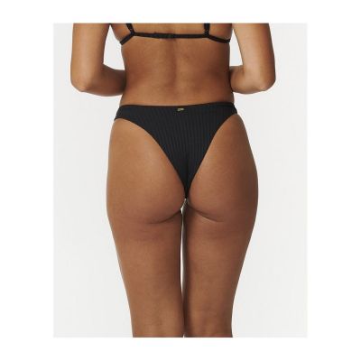 3. Majtki kąpielowe RIP CURL Premium Surf Hi Leg Skimpy czarne