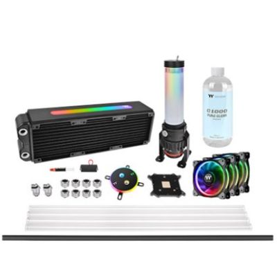 Chłodzenie wodne do procesora Thermaltake Pacific M360 Plus D5 CL-W218-CU00SW-A