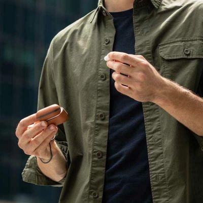 3. Etui UNIQ Terra na AirPods Pro 2 gen - niebieskie