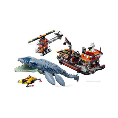 4. LEGO Jurassic World 77983 - Atak mozazaura na łódź