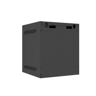 4. Szafa jednosekcyjna Lanberg WF10-2306-10B (6U; 329mm / 280mm / 310 mm; wisząca; Szklane; 10"; kolor czarny)