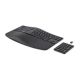 2. Klawiatura HP 960 Ergonomic Wireless Keyboard bezprzewodowa czarna 37E755AA