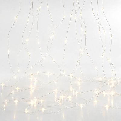 2. LAMPKI CHOINKOWE KASKADA ŚWIETLNA WATERFALL ZEW 300 LED CIEPŁY BIAŁY