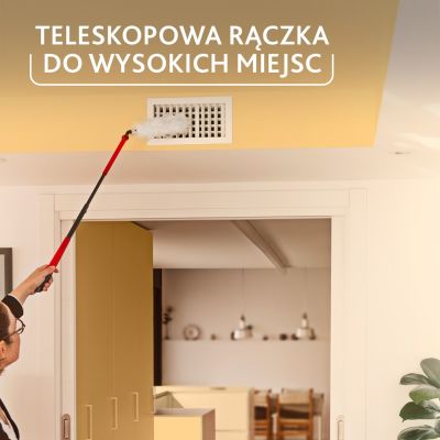10. Miotełka do kurzu Vileda z długą rączką + 1 wkład Flex&Catch