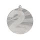 10. Medal stalowy srebrny drugie miejsce