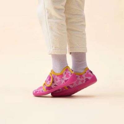 11. Buty Affenzahn barefoot Slipper Cotton Movy ptak (01398-40010)