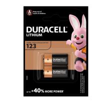 Bateria CR123 DURACELL w op.2 szt cena za blister