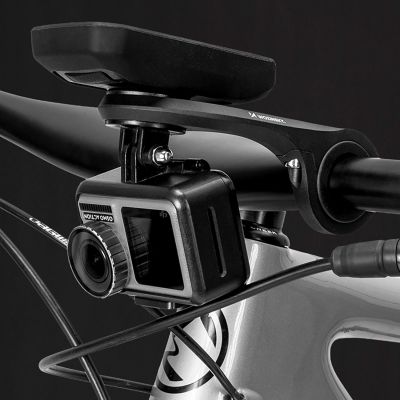 4. Uchwyt rowerowy Wozinsky WUG-01B na licznik Garmin na kierownicę na kamerkę lampkę - czarny