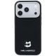 3. Etui Karl Lagerfeld Grained Choupette Head Metal MagSafe na iPhone 17 Pro / 18 Pro - czarne