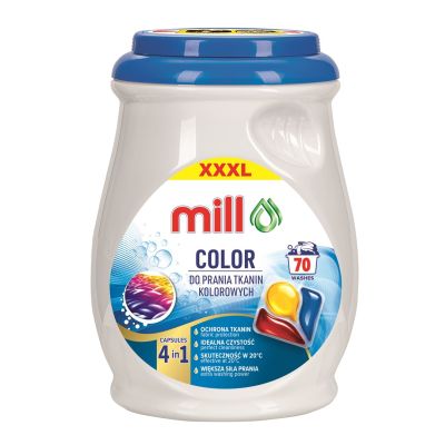 2. MILL PROFESSIONAL Kapsułki 3k. do prania kolor 70 szt.