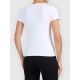 2. T-shirt basic z dekoltem typu serek damski 4F 4FWMM00TTSHF3307-10S