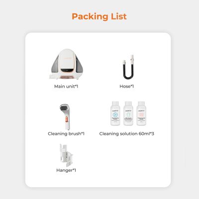 6. UWANT B100-S | Odkurzacz piorący | do czyszczenia dywanów, kanap, tapicerki, samochodu, 450W, 12000 Pa, zbiornik 1800ml