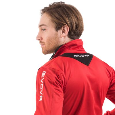 28. Dres Givova Tuta Visa TR018 1210 czerwony/czarny