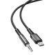 2. Acefast kabel audio USB Typ C - 3,5mm mini jack (męski) 1,2m, AUX czarny (C1-08 black)