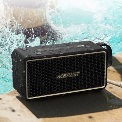 9. Głośnik bezprzewodowy Acefast K3 Ultra z podświetleniem RGB Bluetooth 5.4 - czarny
