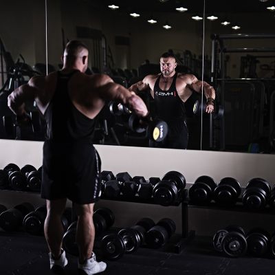 8. Hantla gumowana 9kg HMS HG PRO 9