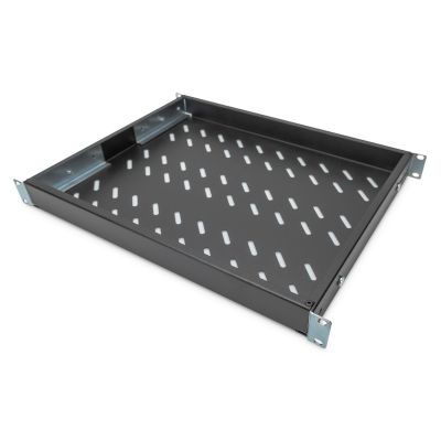 6. Digitus Półka ze zmiennymi szynami mocującymi do montażu stałego w szafach 483 mm (19")