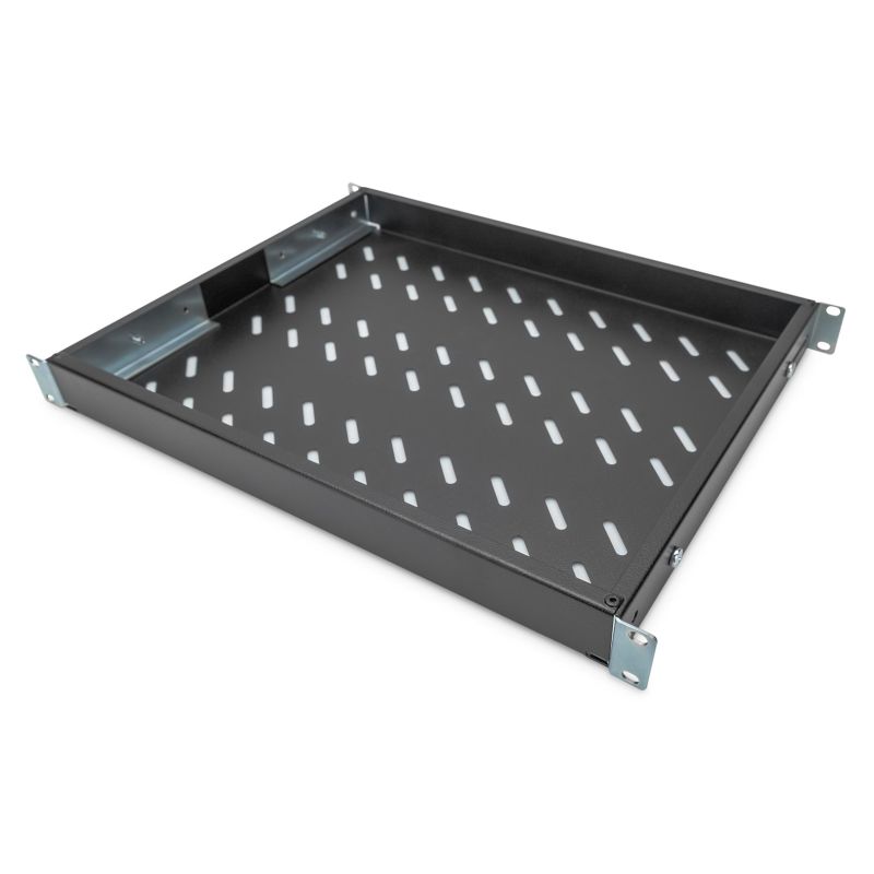 6. Digitus Półka ze zmiennymi szynami mocującymi do montażu stałego w szafach 483 mm (19")