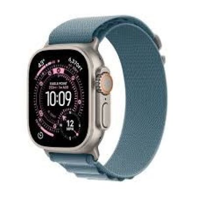 Apple Watch Ultra 3Â GPS + CellularÂ 49mmÂ Natural Titanium Case with Light Blue Alpine Loop - Small