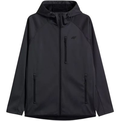 2. Kurtka męska softshell 4F M646 antracyt 4FWAW26TSOFM646 22S