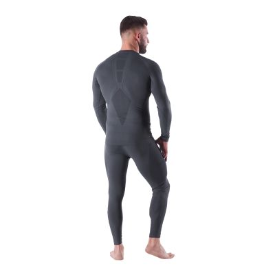 3. BTK0060 KOSZULKA TERMOAKTYWNA SZARA MĘSKA 2XL/3XL RAGNAR NILS